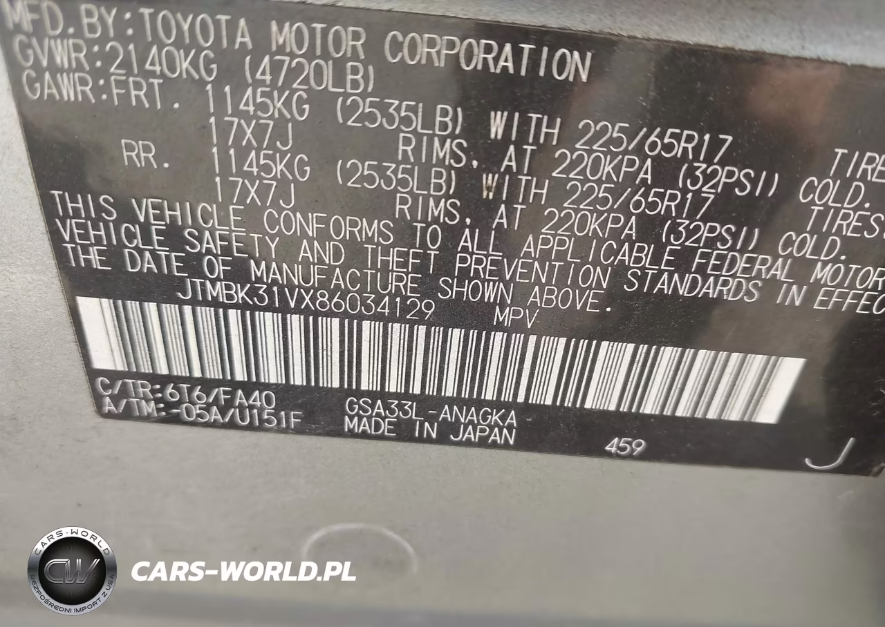 2008 Toyota Rav4 Limited V6 VIN:JTMBK31VX86034129 - 9