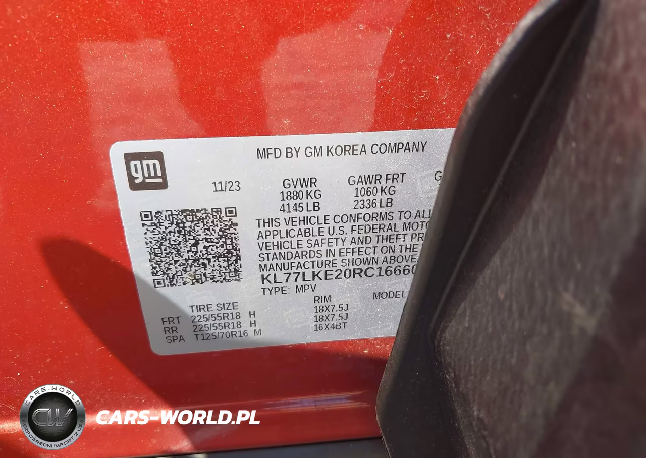 2024 Chevrolet Trax Fwd Activ VIN:KL77LKE20RC166605 - 9