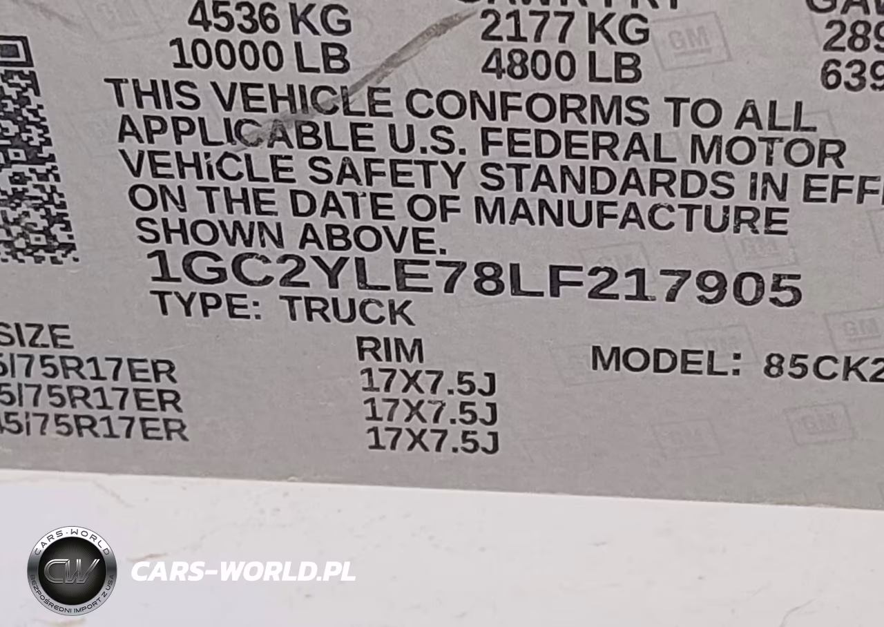 2020 Chevrolet Silverado 2500Hd 4Wd Long Bed Wt VIN:1GC2YLE78LF217905 - 9