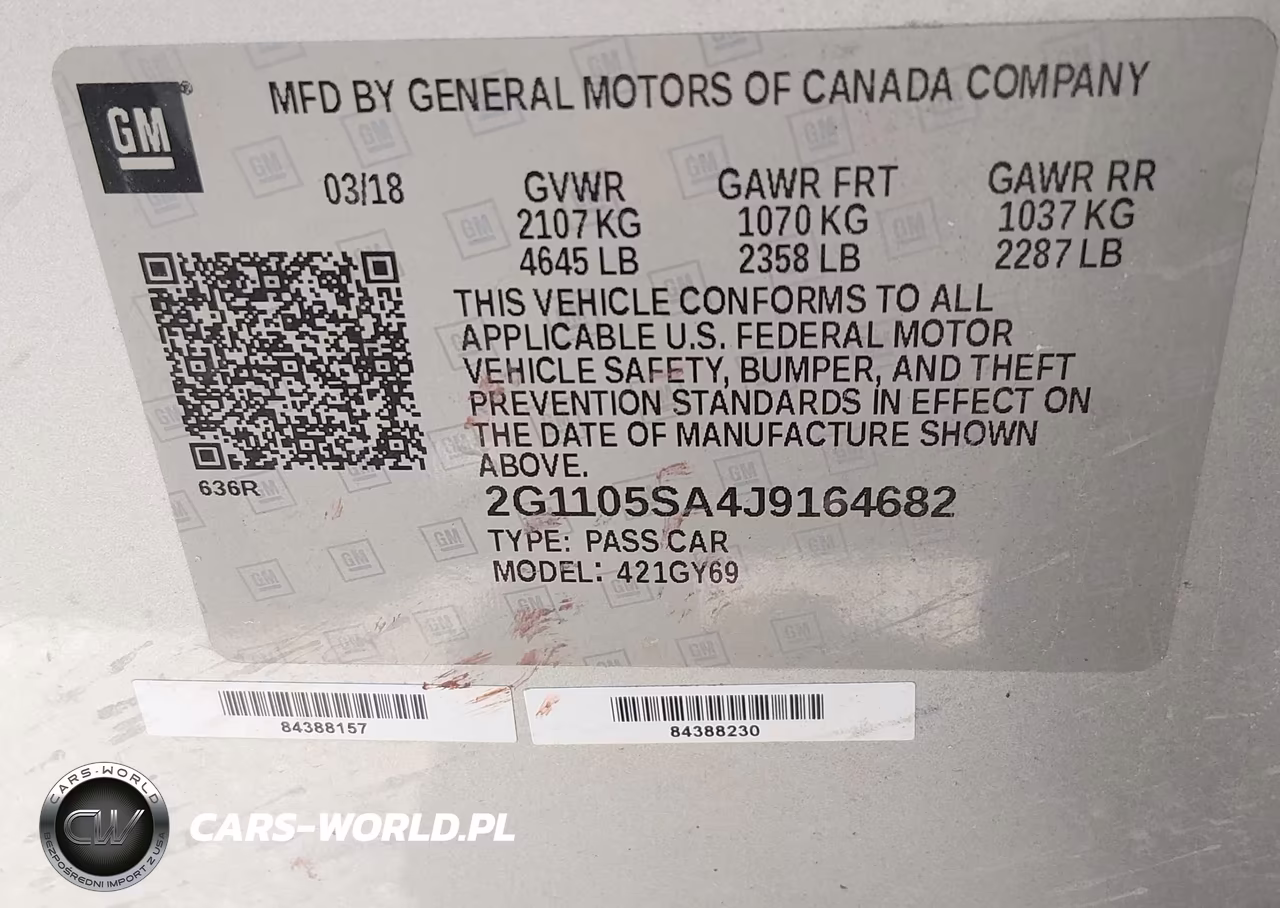 2018 Chevrolet Impala 1Lt VIN:2G1105SA4J9164682 - 9