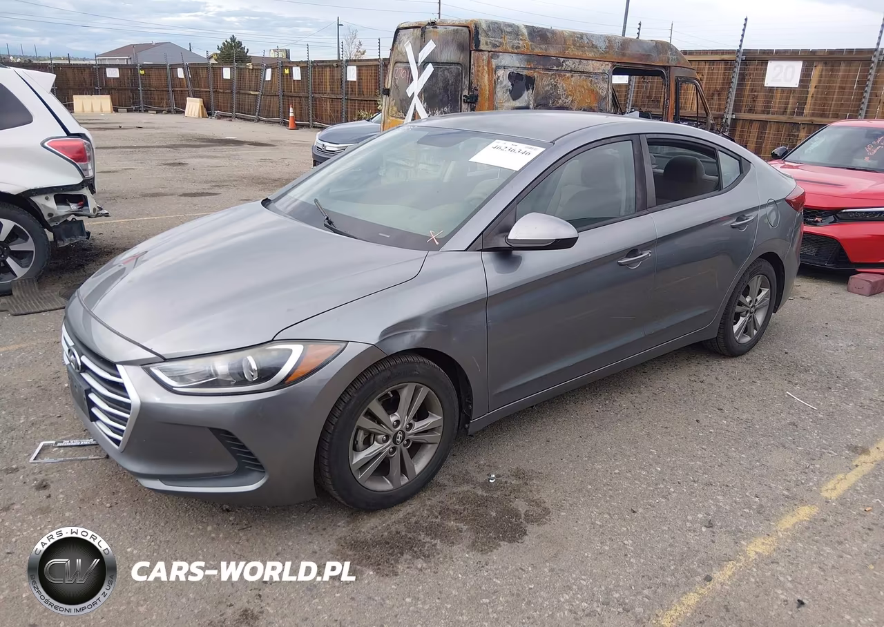 2017 Hyundai Elantra Se VIN:KMHD84LF2HU222945 - 2