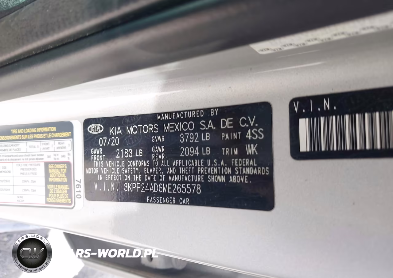 2021 Kia Forte Lxs VIN:3KPF24AD6ME265578 - 9