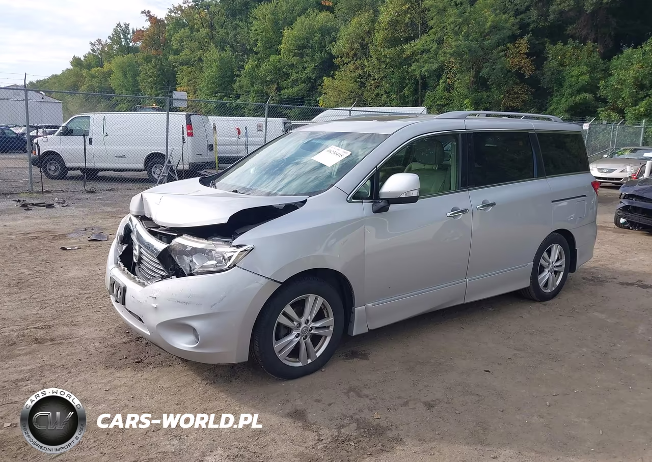 2015 Nissan Quest Sl VIN:JN8AE2KP1F9126534 - 2