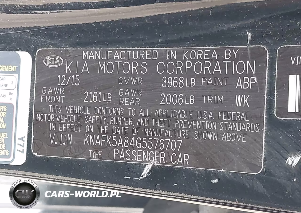 2016 Kia Forte Lx VIN:KNAFK5A84G5576707 - 9