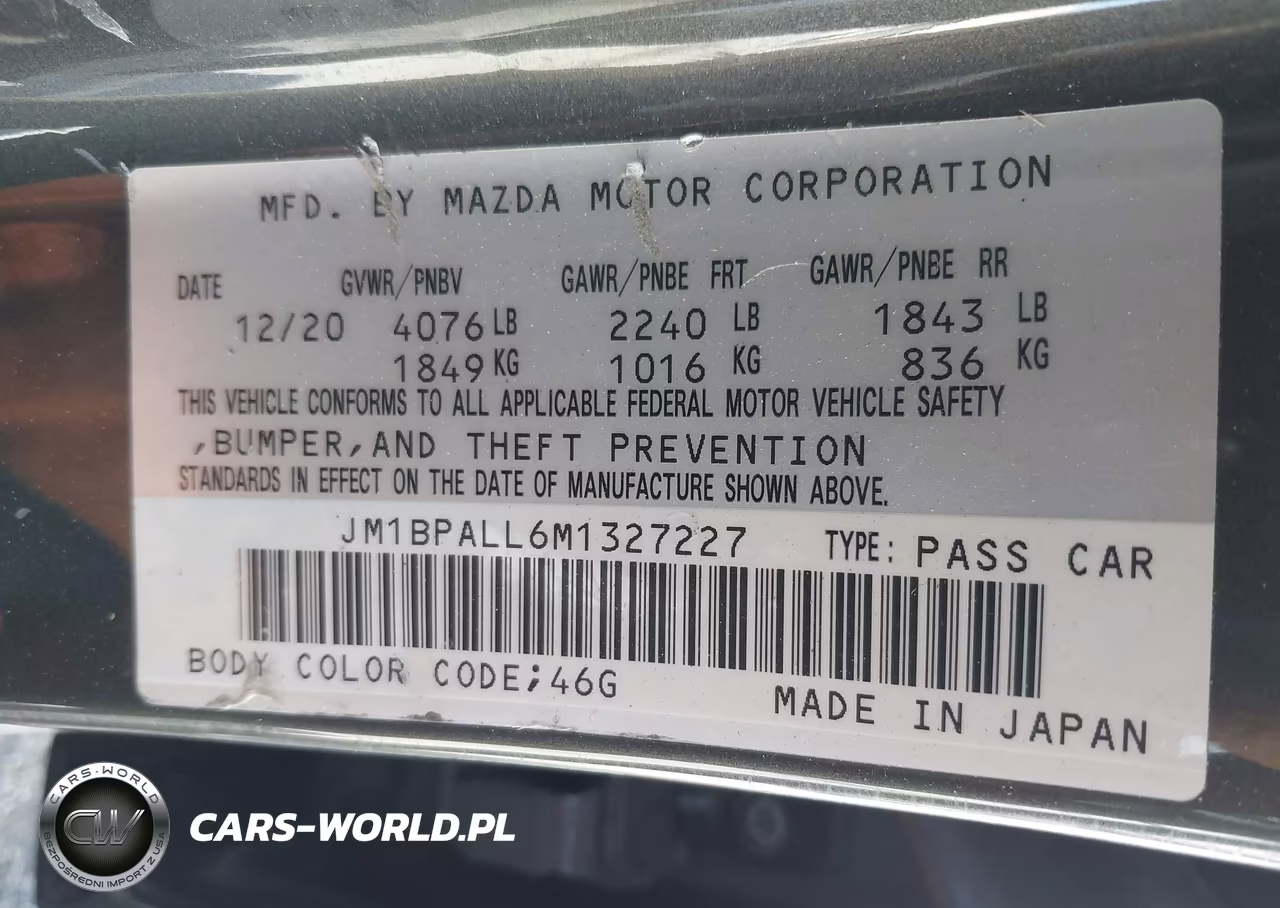 2021 Mazda Mazda3 Preferred VIN:JM1BPALL6M1327227 - 9