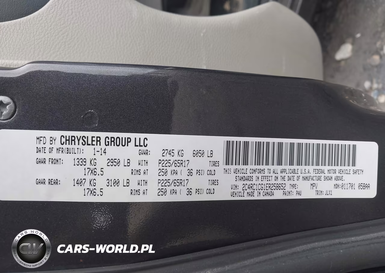 2014 Chrysler Town & Country Touring-L 30Th Anniversary VIN:2C4RC1CG1ER258652 - 9