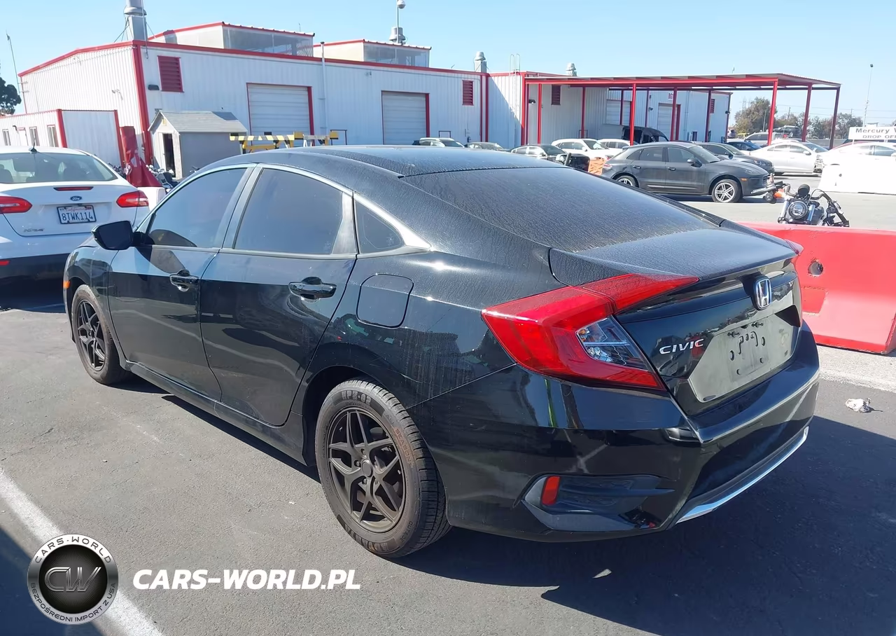 2020 Honda Civic Lx VIN:19XFC2F62LE210040 - 3