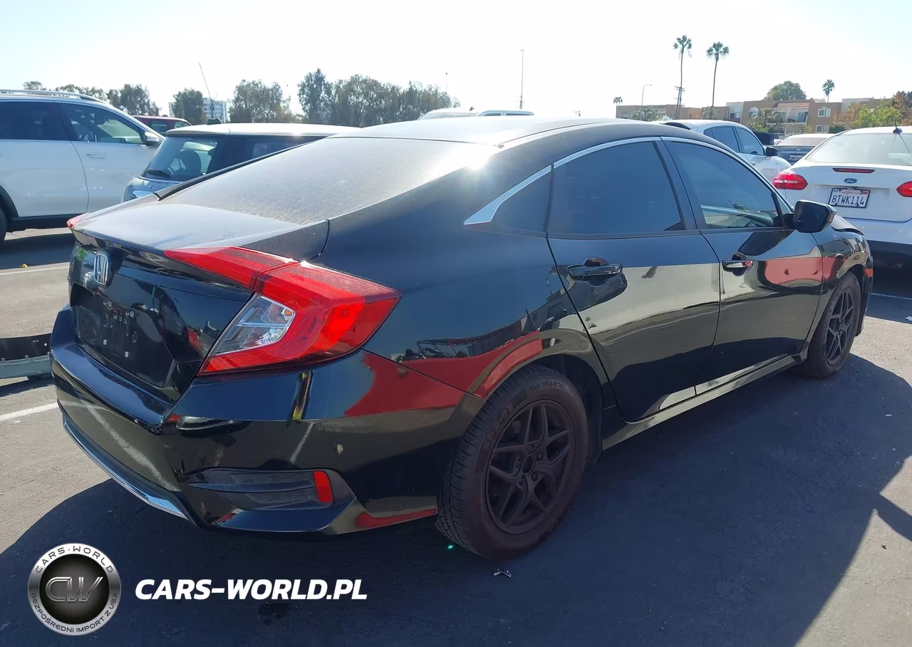 2020 Honda Civic Lx VIN:19XFC2F62LE210040 - 4