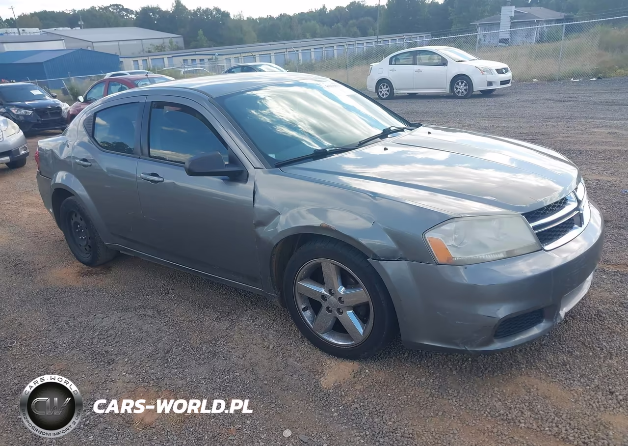 2013 Dodge Avenger Se VIN:1C3CDZAB9DN565124 - 1