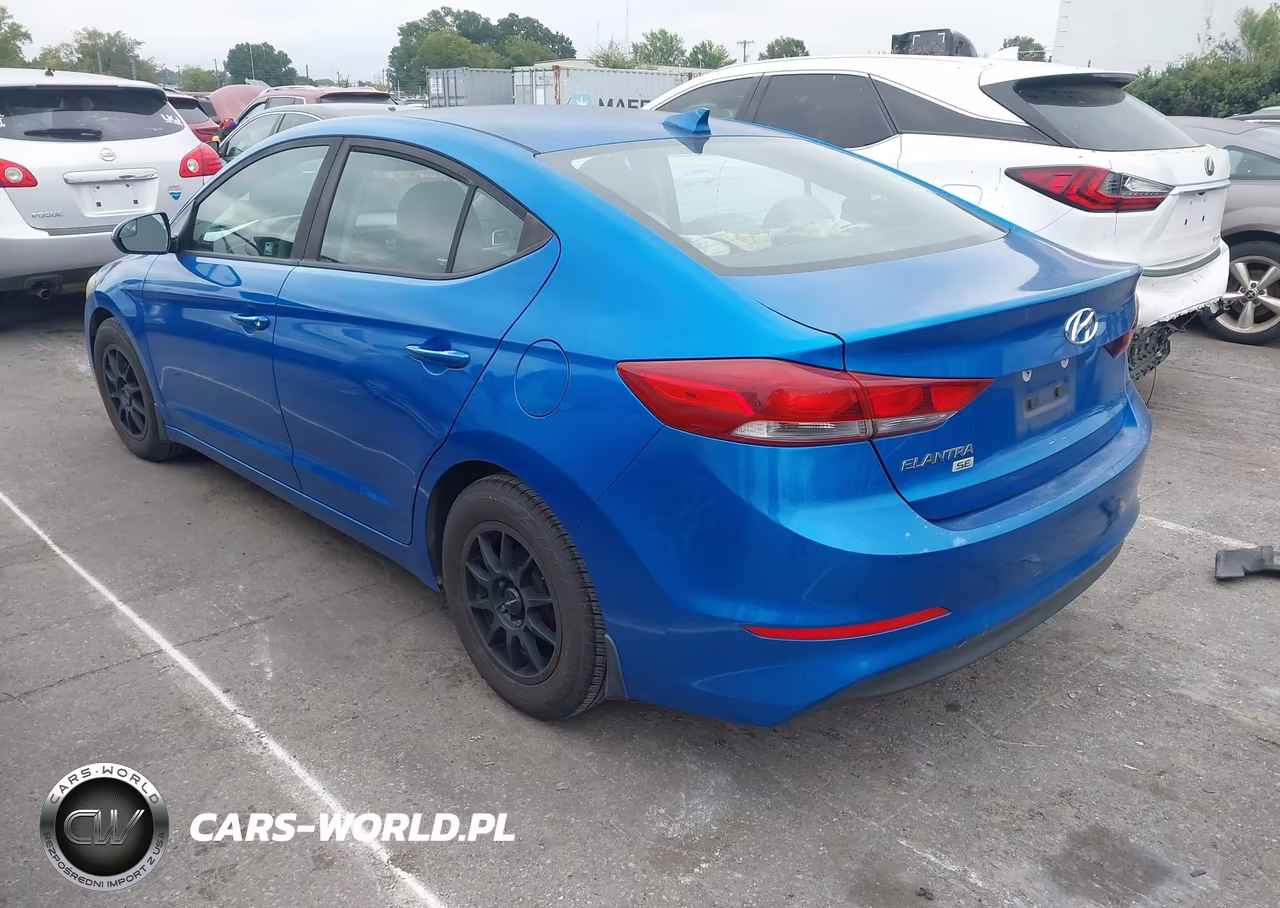 2017 Hyundai Elantra Se VIN:KMHD74LF6HU397329 - 3