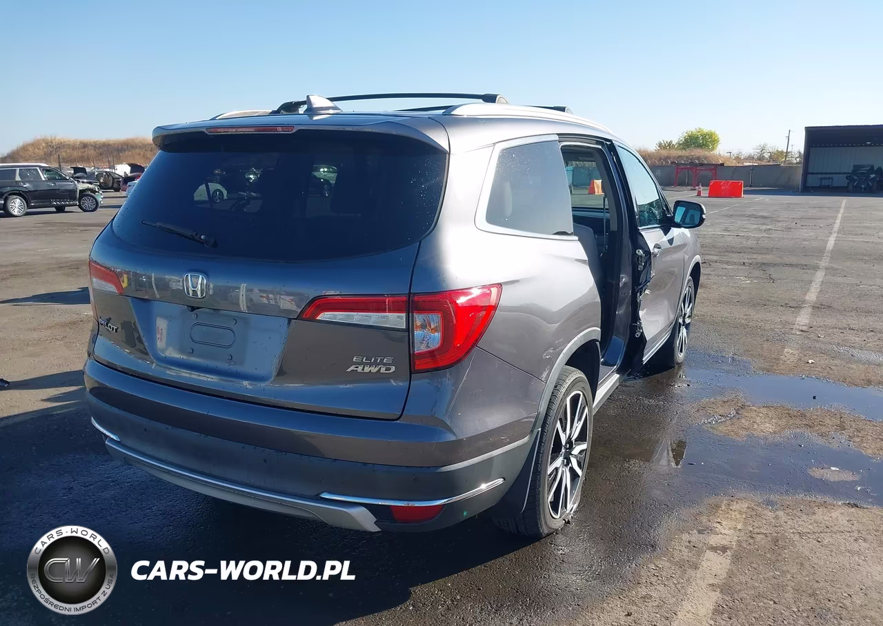 2019 Honda Pilot Elite VIN:5FNYF6H01KB053285 - 4
