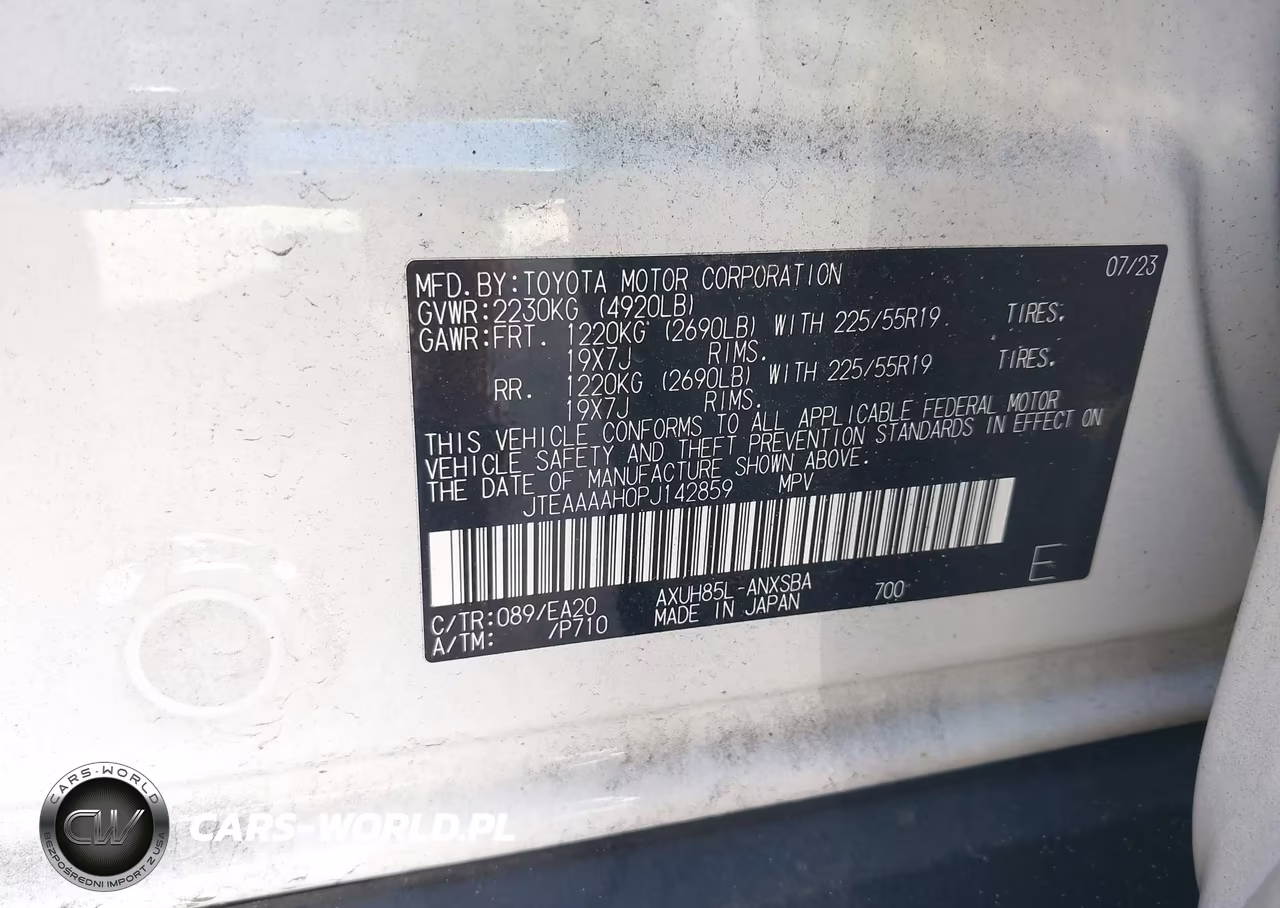 2023 Toyota Venza Limited VIN:JTEAAAAH0PJ142859 - 9