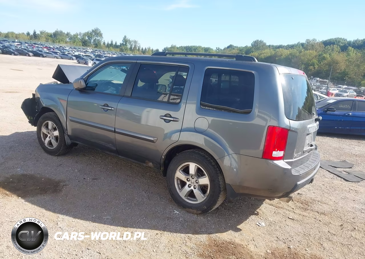 2010 Honda Pilot Ex-L VIN:5FNYF4H59AB014409 - 3