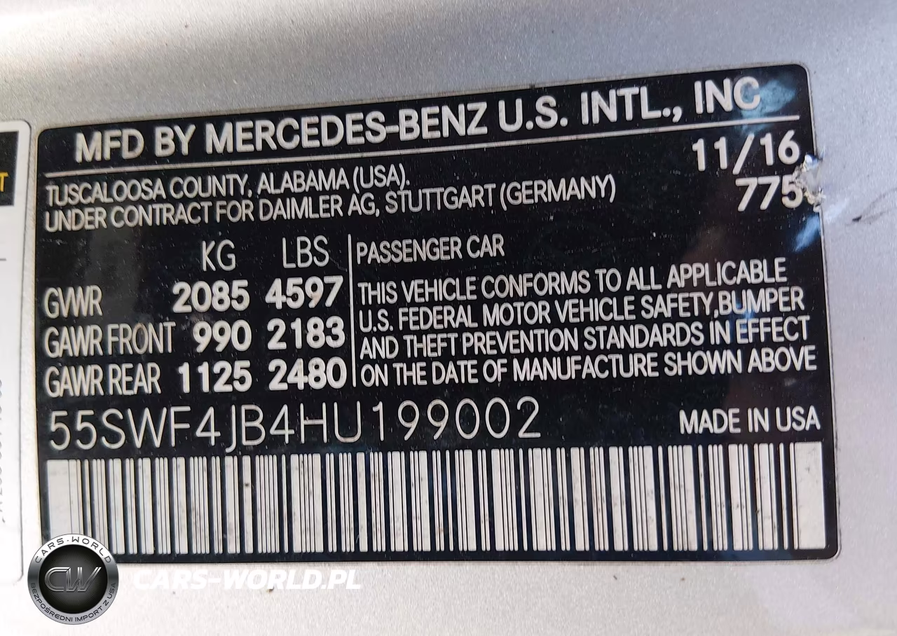 2017 Mercedes-Benz C 300 VIN:55SWF4JB4HU199002 - 9