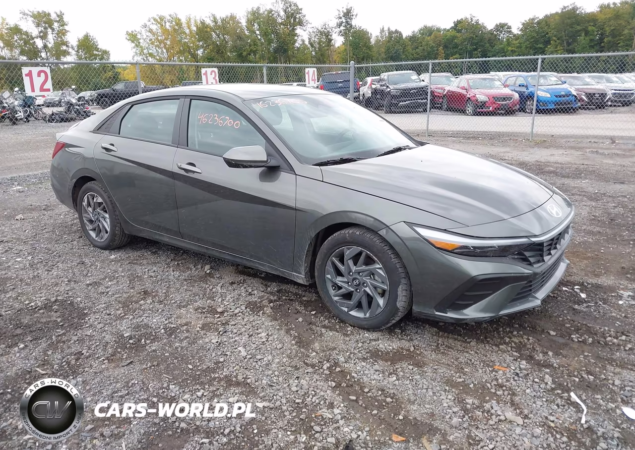 2026 Hyundai Elantra Hybrid Blue