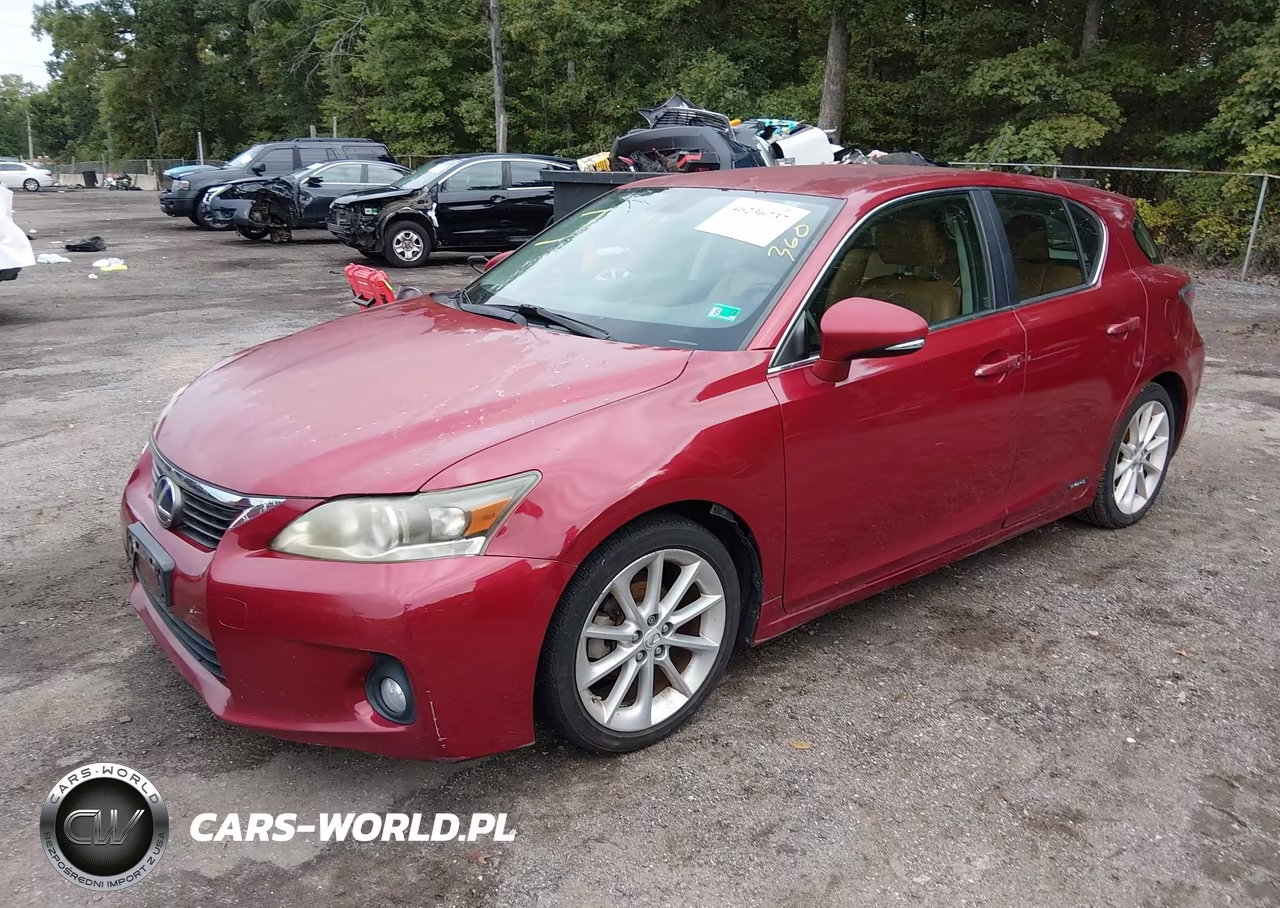 2012 Lexus Ct 200H Premium VIN:JTHKD5BH4C2073702 - 2