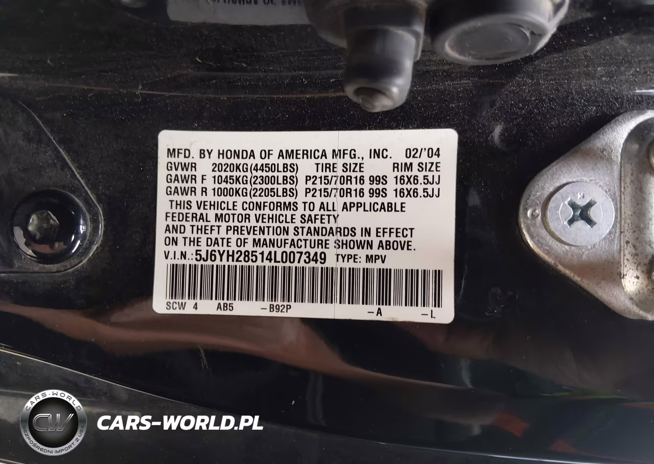 2004 Honda Element Ex VIN:5J6YH28514L007349 - 9