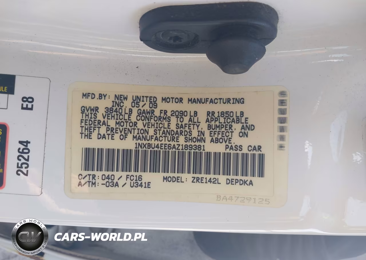 2010 Toyota Corolla Le VIN:1NXBU4EE6AZ189381 - 9