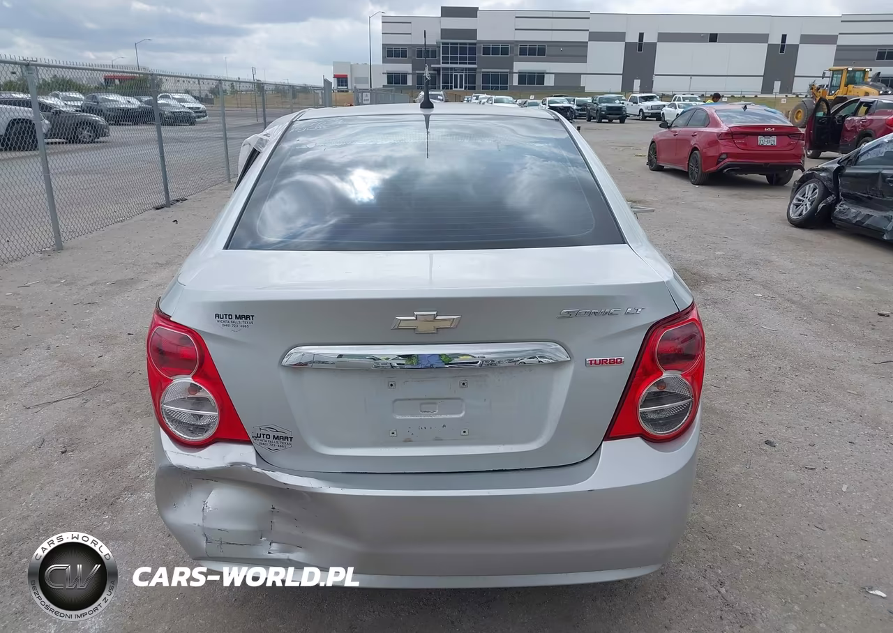 2013 Chevrolet Sonic Lt Auto VIN:1G1JC5SB1D4241080 - 16