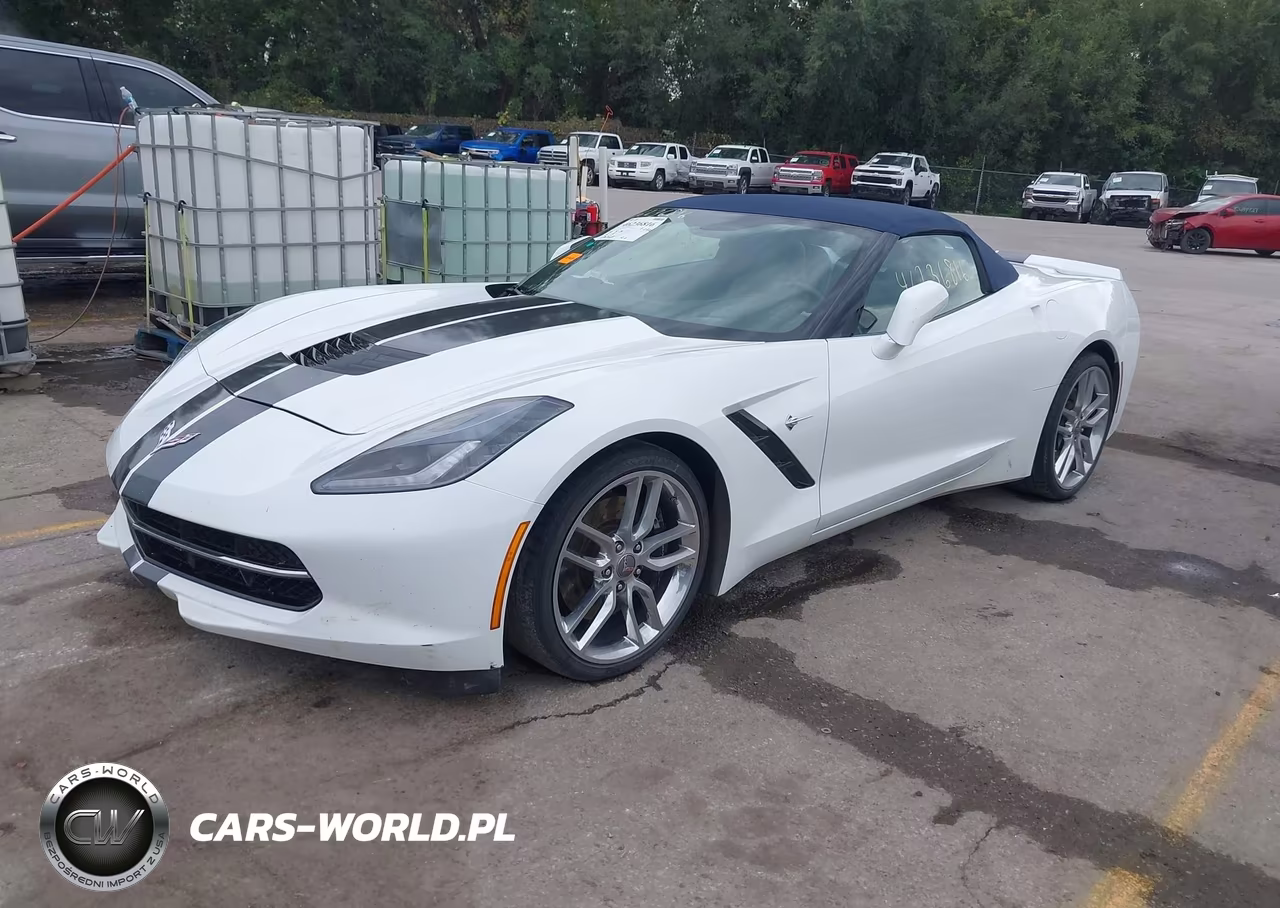 2015 Chevrolet Corvette Stingray Z51 VIN:1G1YJ3D76F5105557 - 2