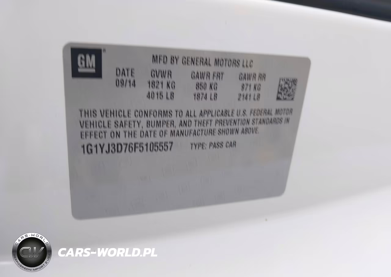 2015 Chevrolet Corvette Stingray Z51 VIN:1G1YJ3D76F5105557 - 9