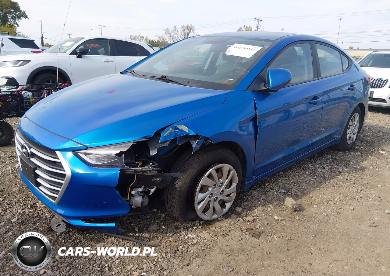 2017 Hyundai Elantra Se VIN:KMHD74LF4HU096154 - 2
