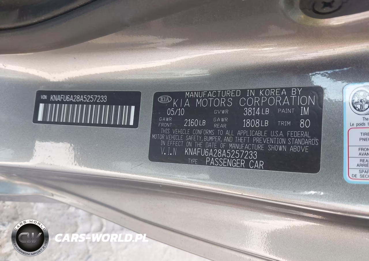 2010 Kia Forte Koup Ex VIN:KNAFU6A28A5257233 - 9
