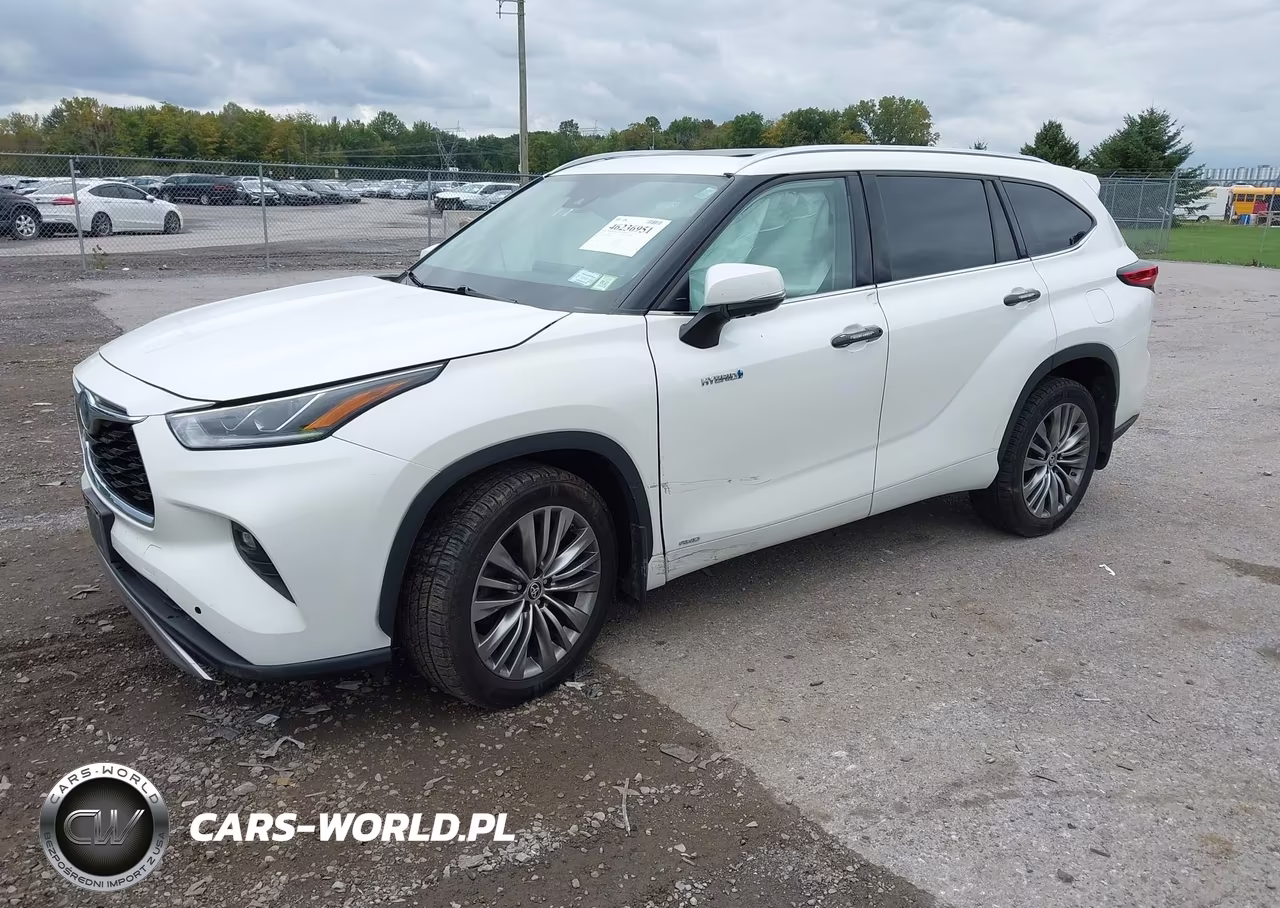 2021 Toyota Highlander Hybrid Platinum VIN:5TDEBRCH9MS016447 - 2
