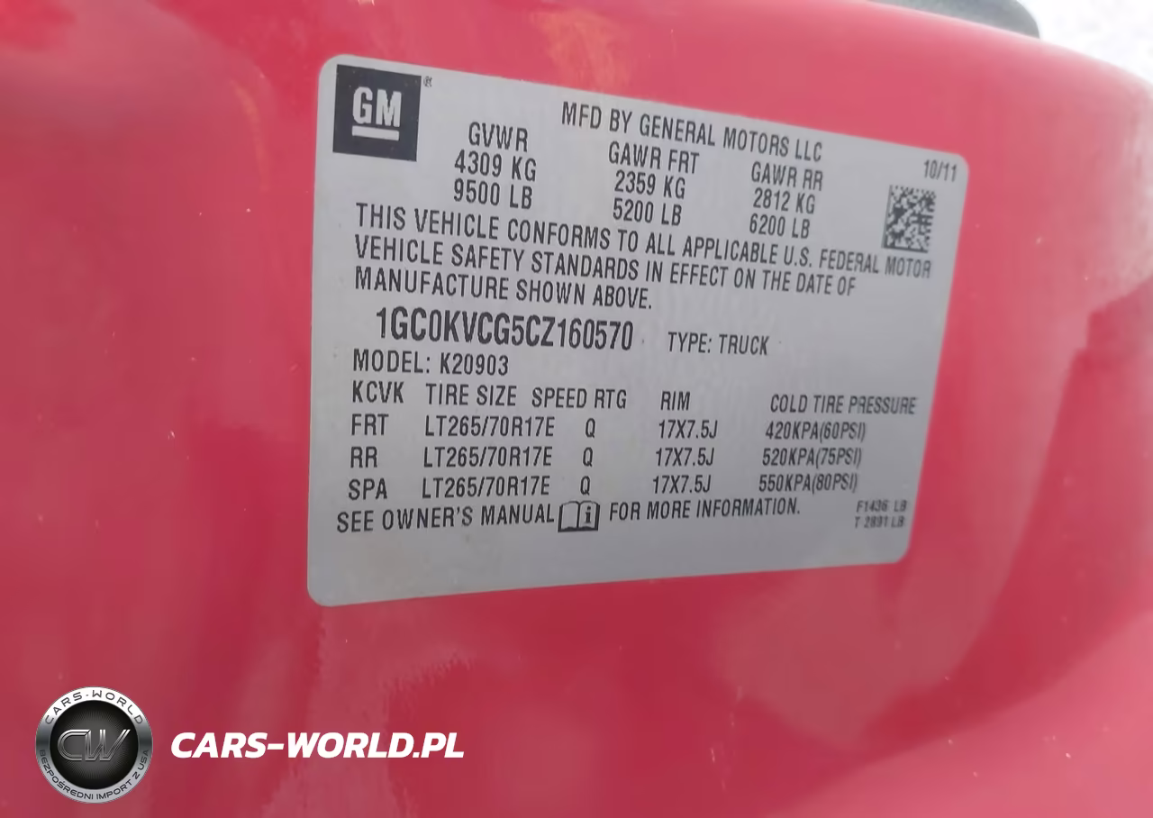 2012 Chevrolet Silverado 2500Hd Work Truck VIN:1GC0KVCG5CZ160570 - 9