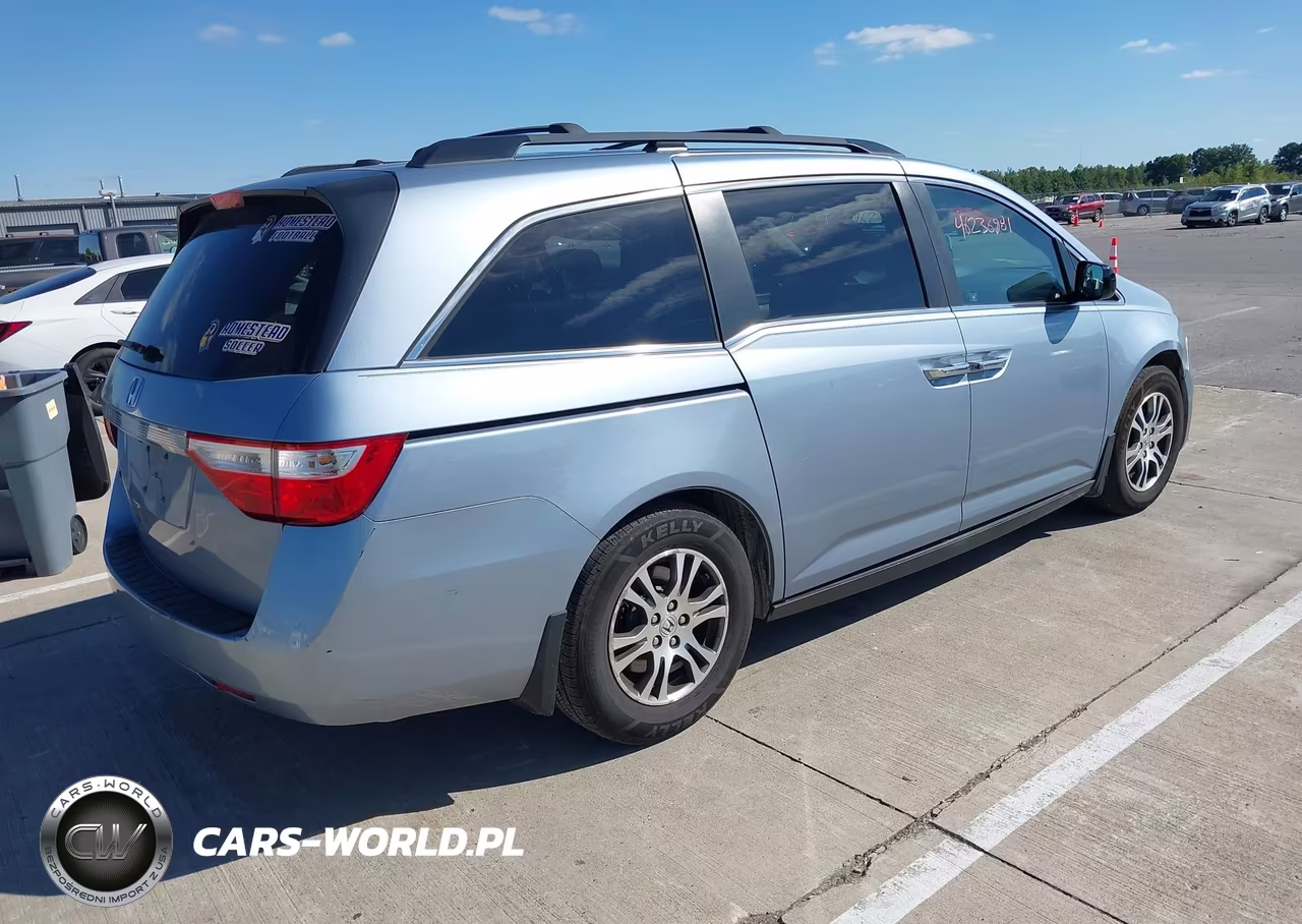 2012 Honda Odyssey Ex-L VIN:5FNRL5H61CB031204 - 4