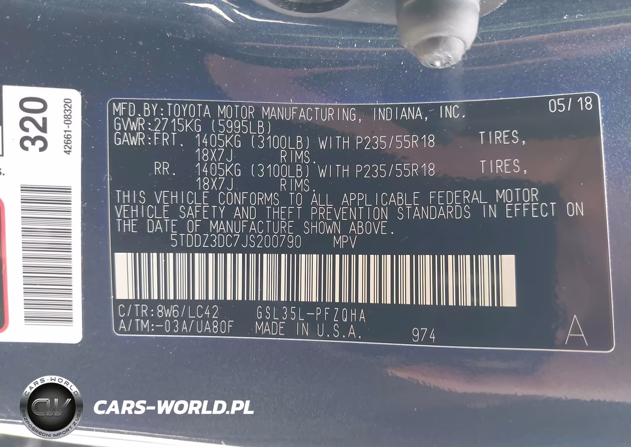 2018 Toyota Sienna Xle Premium 7 Passenger VIN:5TDDZ3DC7JS200790 - 9