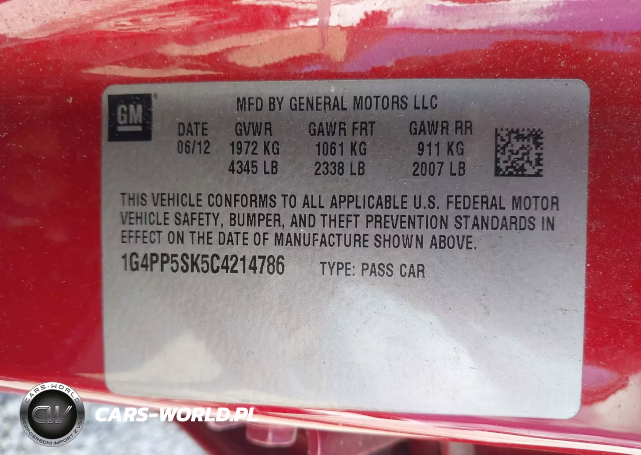 2012 Buick Verano VIN:1G4PP5SK5C4214786 - 9