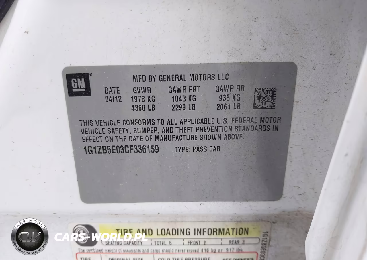 2012 Chevrolet Malibu Ls VIN:1G1ZB5E03CF336159 - 9