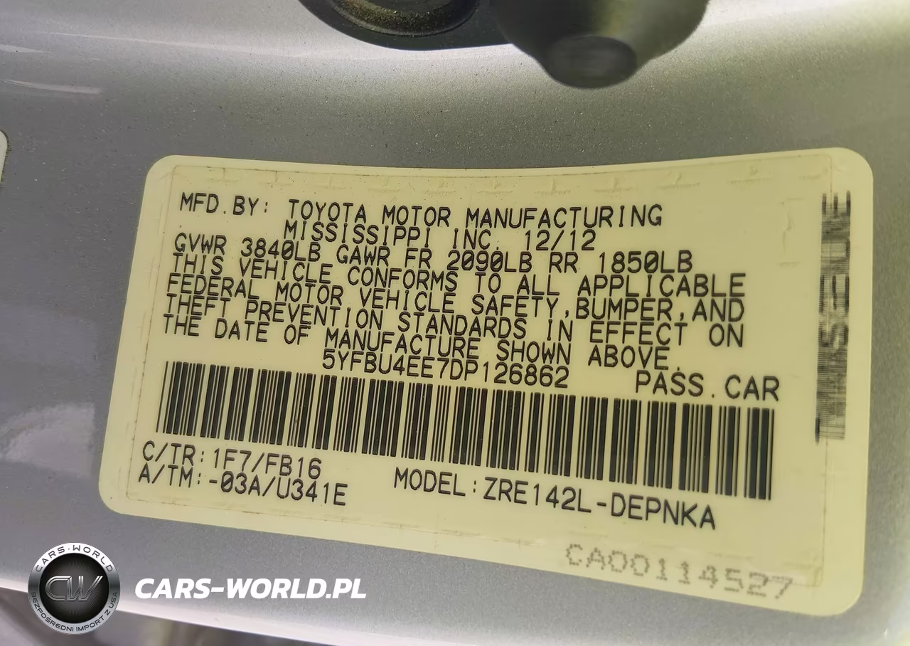 2013 Toyota Corolla Le VIN:5YFBU4EE7DP126862 - 9