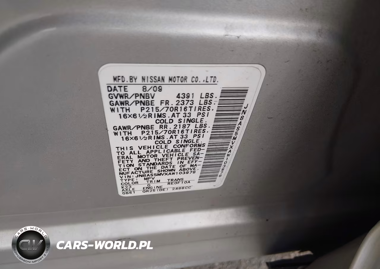 2010 Nissan Rogue S VIN:JN8AS5MVXAW103978 - 9