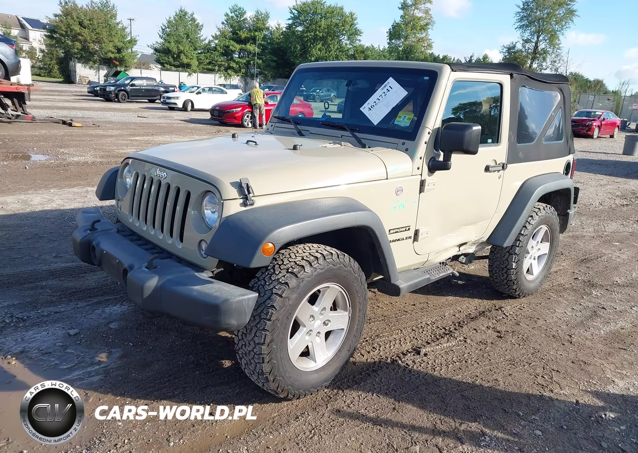 2017 Jeep Wrangler Sport 4X4 VIN:1C4AJWAG2HL574142 - 2