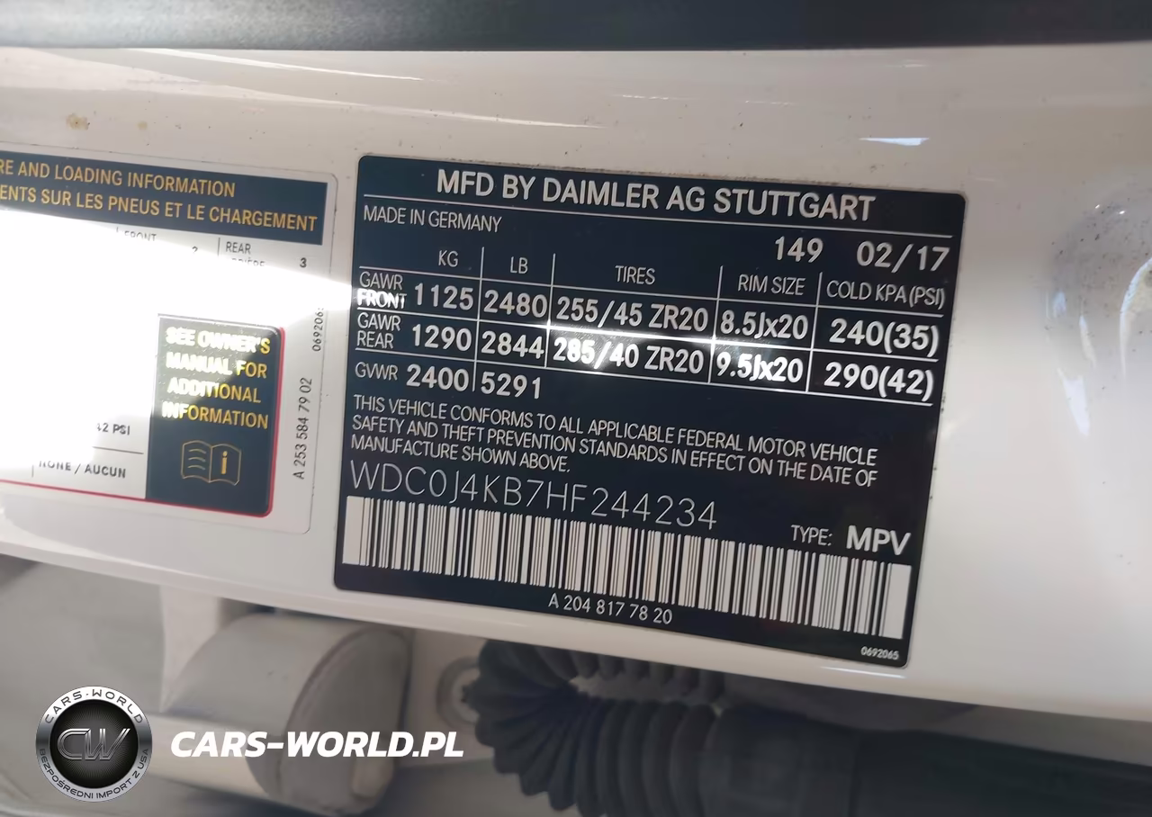 2017 Mercedes-Benz Glc 300 Coupe 4Matic VIN:WDC0J4KB7HF244234 - 9