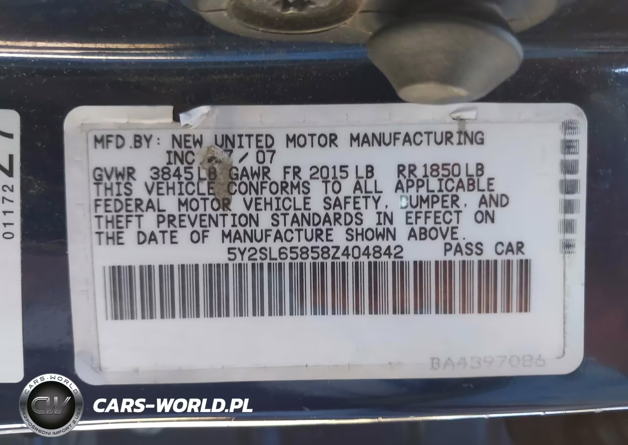 2008 Pontiac Vibe VIN:5Y2SL65858Z404842 - 9