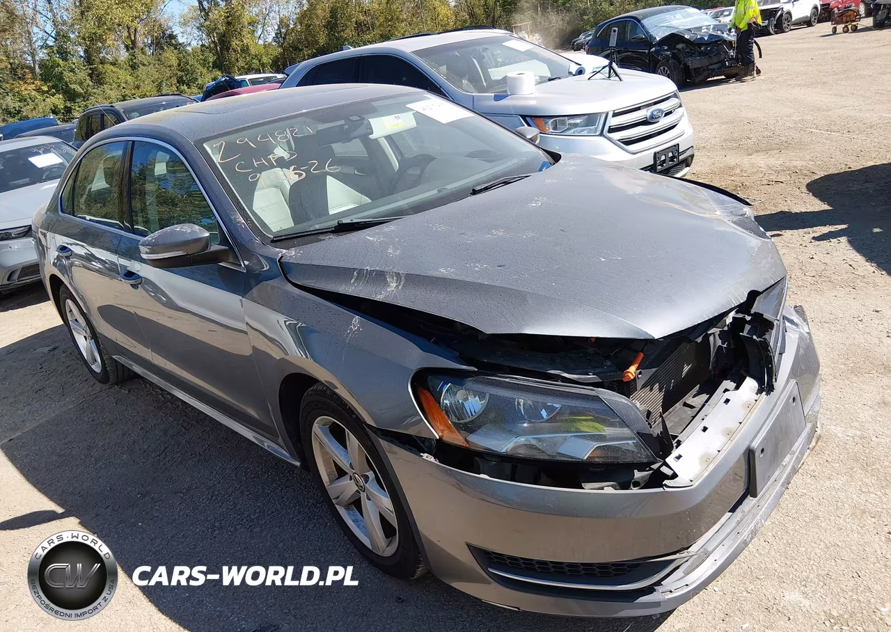 2013 Volkswagen Passat 2.5L Se VIN:1VWBP7A37DC020883 - 1