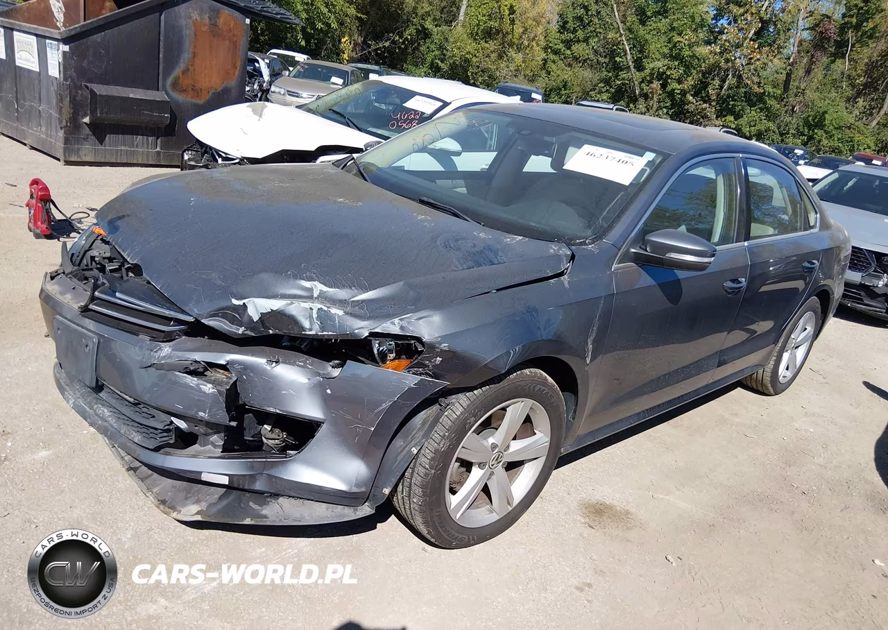 2013 Volkswagen Passat 2.5L Se VIN:1VWBP7A37DC020883 - 2
