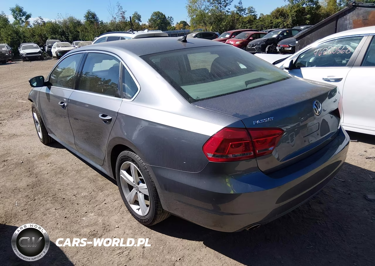 2013 Volkswagen Passat 2.5L Se VIN:1VWBP7A37DC020883 - 3