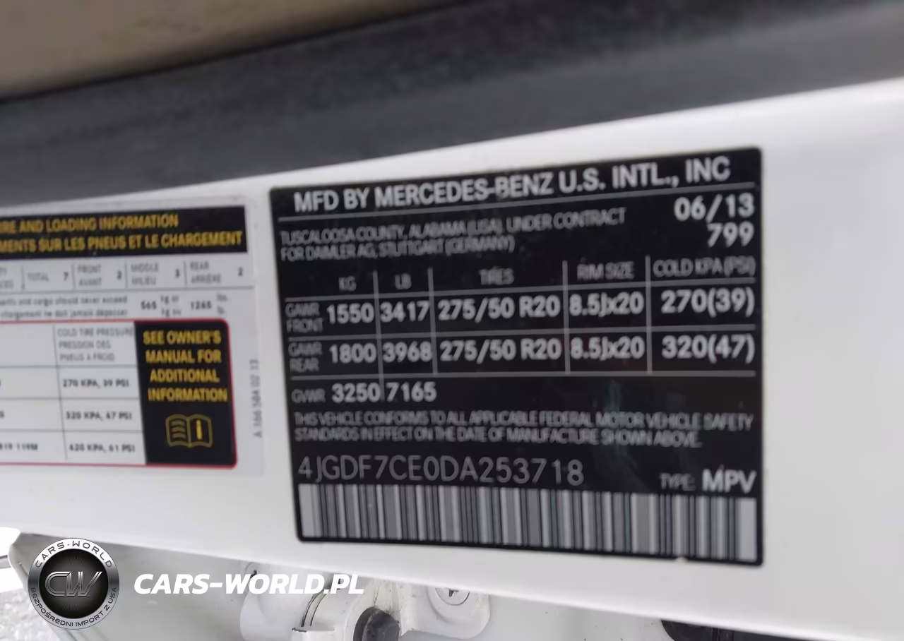 2013 Mercedes-Benz Gl 450 4Matic VIN:4JGDF7CE0DA253718 - 9
