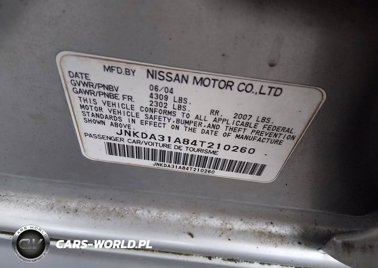 2004 Infiniti I35 VIN:JNKDA31A84T210260 - 9