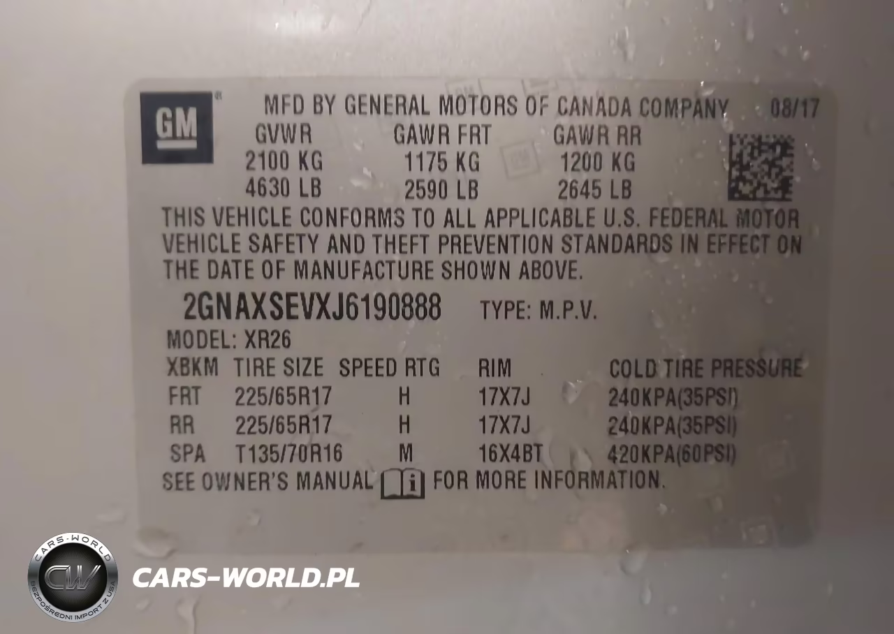 2018 Chevrolet Equinox Lt VIN:2GNAXSEVXJ6190888 - 9