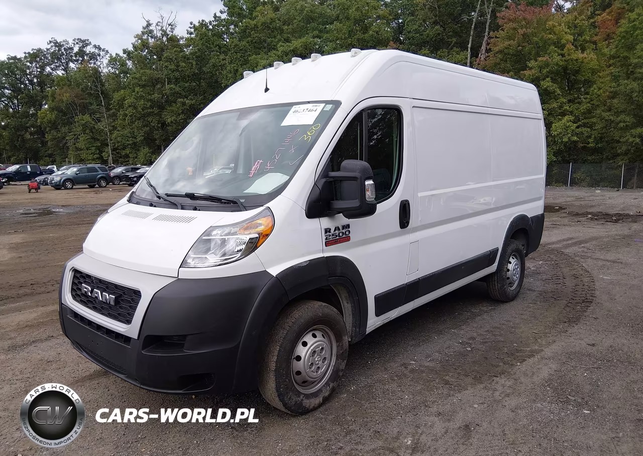 2021 Ram Promaster 2500 High Roof 136 Wb VIN:3C6LRVCG2ME566383 - 2
