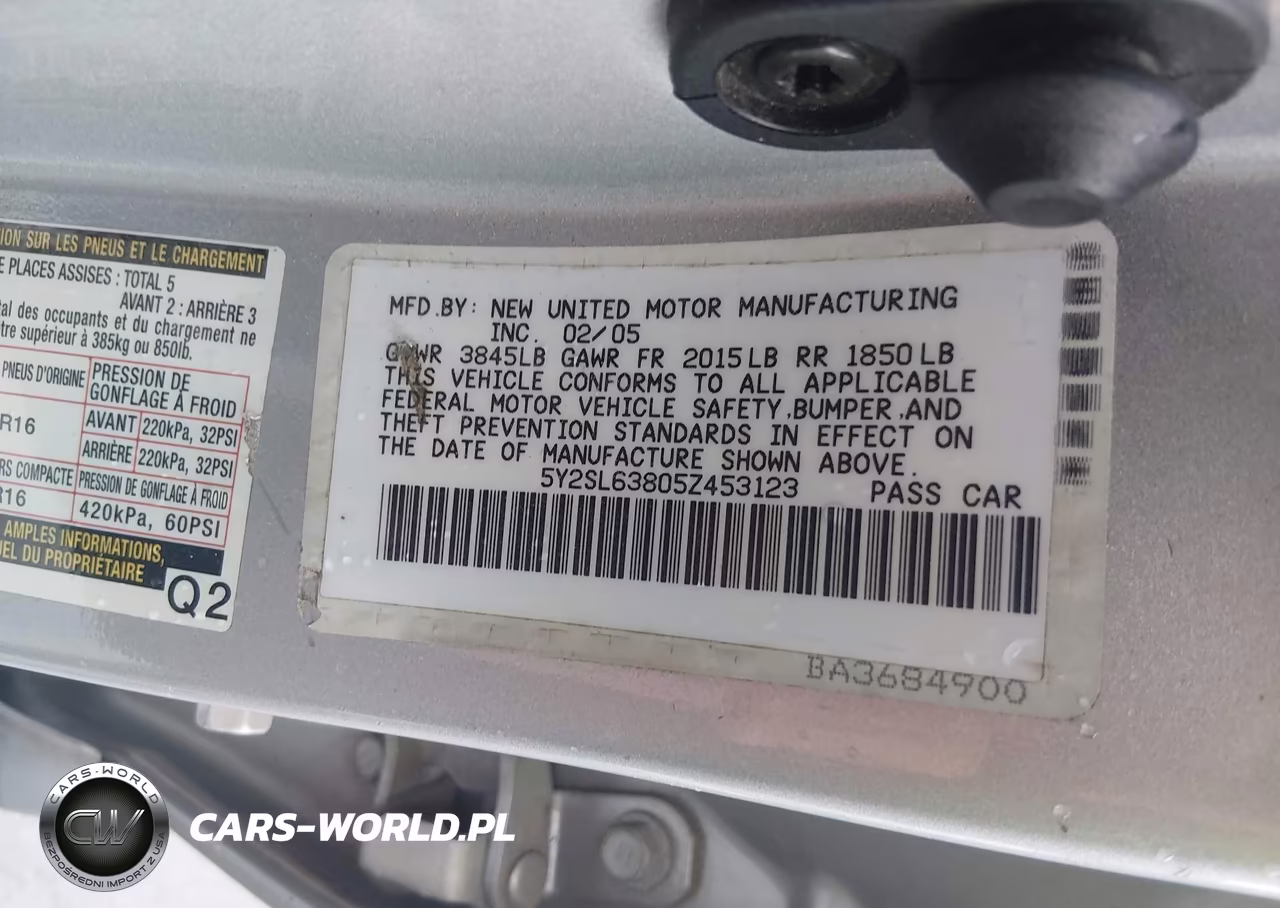 2005 Pontiac Vibe VIN:5Y2SL63805Z453123 - 9