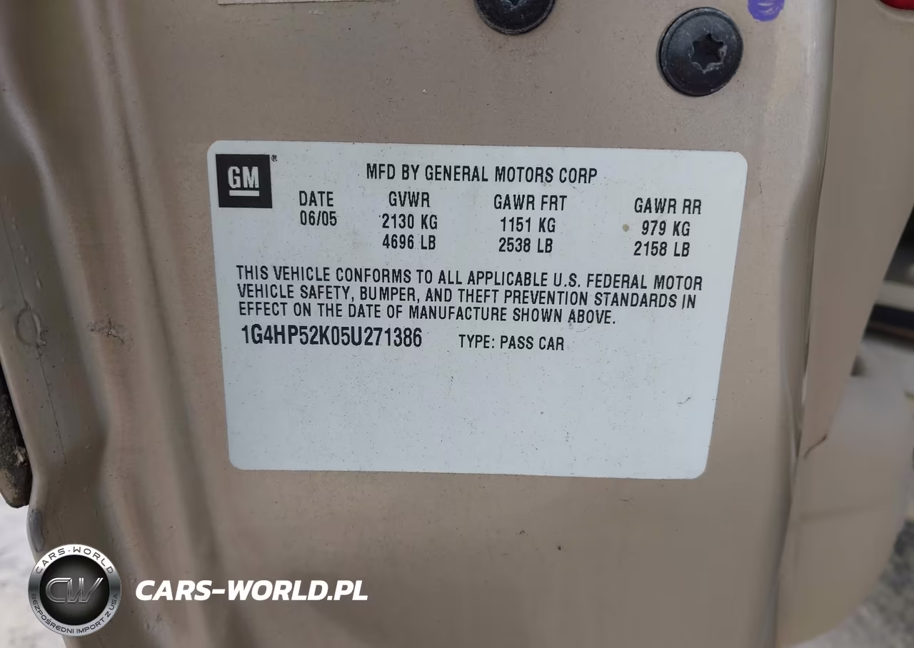 2005 Buick Lesabre Custom VIN:1G4HP52K05U271386 - 9