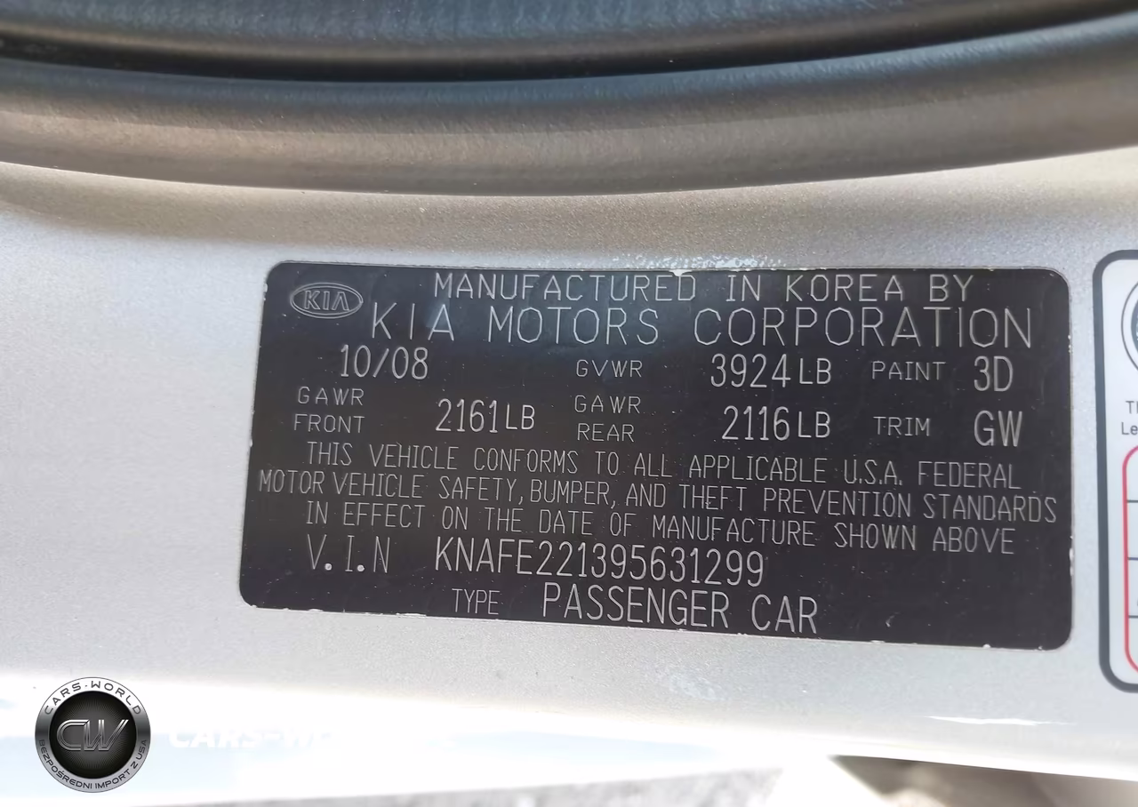 2009 Kia Spectra Ex VIN:KNAFE221395631299 - 9