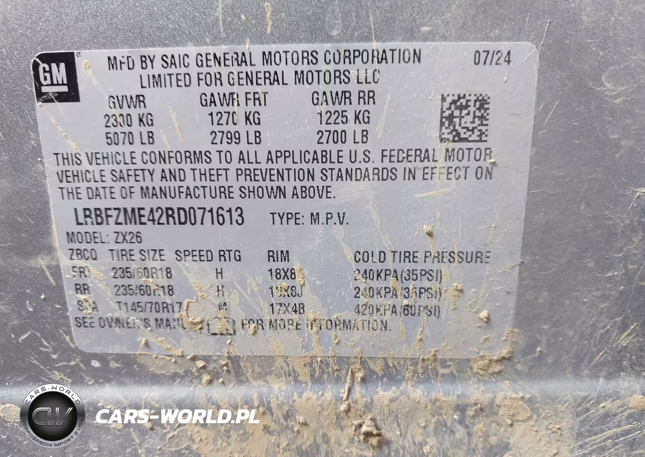 2024 Buick Envision Preferred Awd VIN:LRBFZME42RD071613 - 9