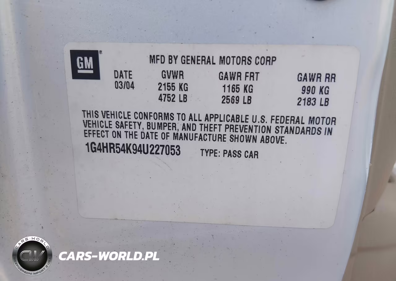 2004 Buick Lesabre Limited VIN:1G4HR54K94U227053 - 9